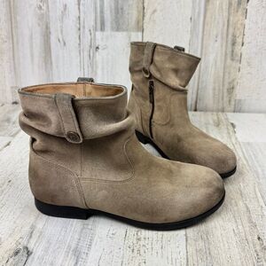 Birkenstock Sarnia waxed suede slouch boots size 36 regular